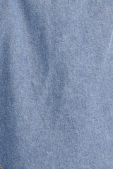 Graciana Denim Short Set - Blue