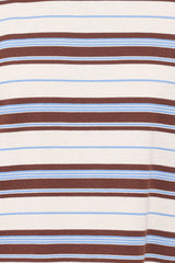 Hellen Stripe Short Set - Brown Multi Stripe