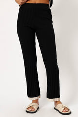 Henrie Knit Set - Black Beige