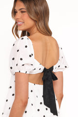 Julia Set - Black Polkadot