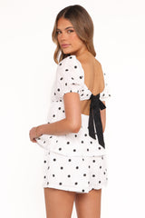 Julia Set - Black Polkadot