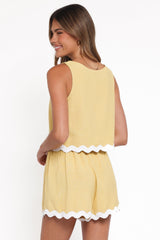 Katy Short Set - Yellow