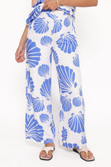 Kristy Pant Set - Blue Shell