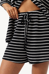 Linnea Short Set - Black White