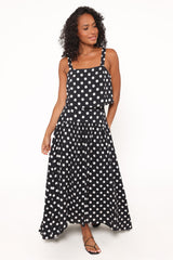 Lulu Set - Black Polka Dot