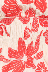 Luna Short Set - Red Floral