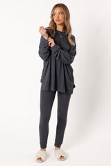Margo Two Piece Set - Charcoal