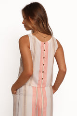 McKenzie Pant Set - Multi Stripe
