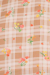 Michelle Short Set - Yellow Floral Gingham