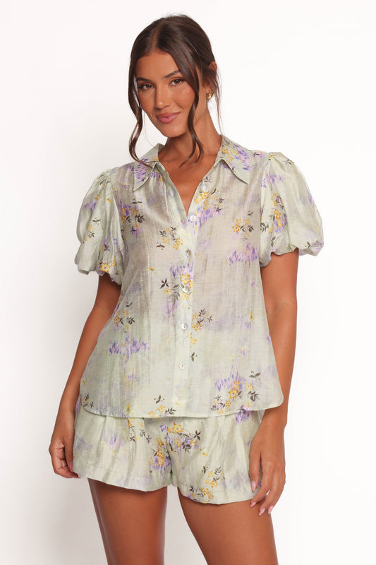 Mimii Short Set - Light Sage