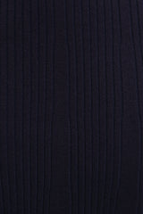 Neya Knit Skirt Set - Navy