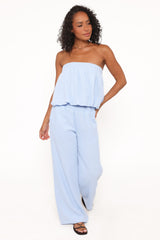 Olivia Pant Set - Baby Blue
