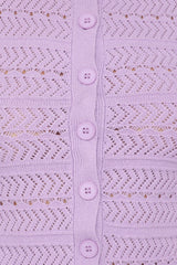 Paige Knit Skirt Set - Lilac