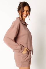 Paula Oversized Sweat Set - Mocha