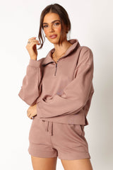 Paula Oversized Sweat Set - Mocha