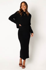 Payton Knitted Set - Black