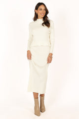 Payton Knitted Set - White