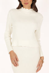Payton Knitted Set - White