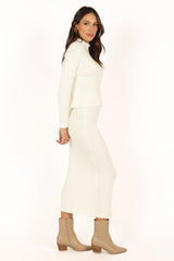 Payton Knitted Set - White