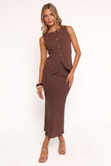 Peter Two Piece Set - Chocolate Brown