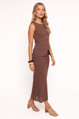Peter Two Piece Set - Chocolate Brown