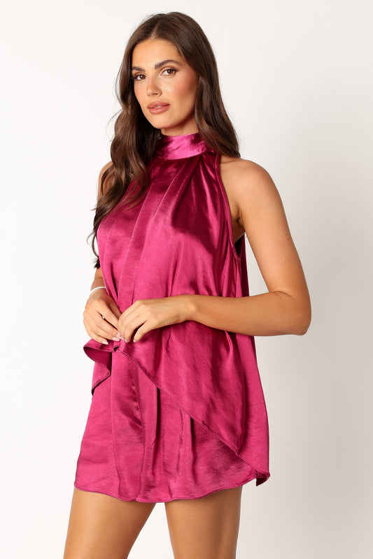 Phoebe Short Set - Magenta