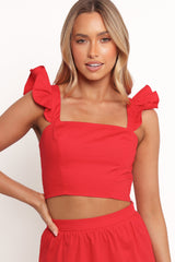 Roxia Skirt Set - Red