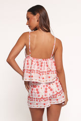 Ruby Short Set - Red