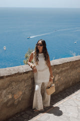 Sammy Embroidered Set - Cream Lace