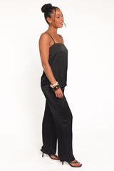 Selena Pant Set - Black