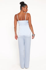 Selena Pant Set - Ice Blue