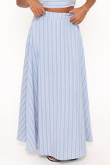 Serafina Two Piece Set - Blue Stripe