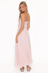 Serafina Two Piece Set - Pink/Blue Stripe