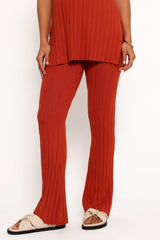 Silvie Knitted Set - Rust