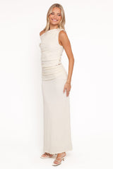 Vesper Maxi Skirt Set - Cream