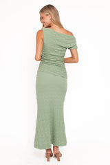 Vesper Maxi Skirt Set - Sage