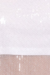 Vienne Sequin Skirt Set - White Sequin