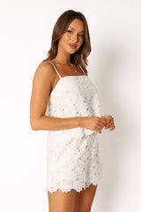 Violet Short Set - White