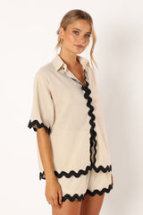 Wilson Short Set - Cream Black