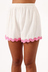 Wilson Short Set - White Pink