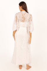 Nephele Lace Bridal Robe - Ivory