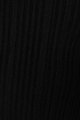 Ace Long Sleeve Knit Bodysuit - Black