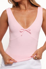 Adina Knit Top - Pink