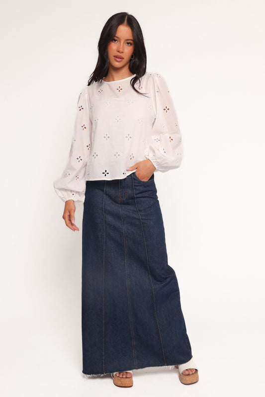 Aggie Blouse - White