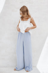 Aideen Eyelet Top - White