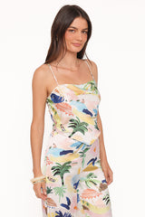 Alba Scarf Top - Cream Resort Isle