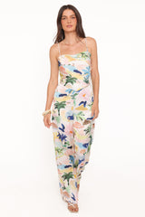 Alba Scarf Top - Cream Resort Isle