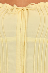 Alice Corset Top - Honeysuckle Yellow