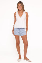 Aminta Top - White