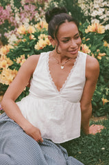 Aminta Top - White